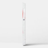 Rote Pflaumen auf geflecktem Grau Case-Mate iPhone Hülle (Rückseite / Links)