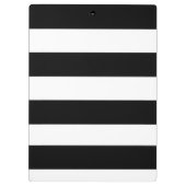 Rote Pflaumen auf schwarz-weiß gestreiftem Hinterg Klemmbrett (Rückseite)