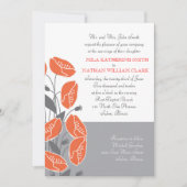 Rote Pflaumen Einladung (Vorderseite)