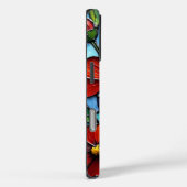 Rote Pflaumen Gestaltete Gläser Case-Mate iPhone Hülle (Rückseite / Rechts)