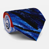 Rote Pflaumen im blauen Gras Krawatte (Gerollt)