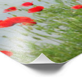 Rote Pflaumen im Foto Print (Ecke)