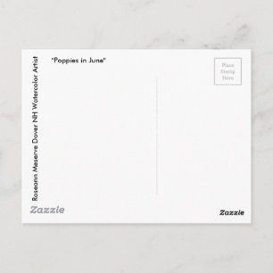 Rote Pflaumen im Juni Postkarte