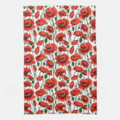 Rote Pflaumen in einem Feld auf Weiß Geschirrtuch (Vertikal)