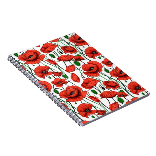 Rote Pflaumen in einem Feld auf Weiß Notizblock (Rechte Seite)