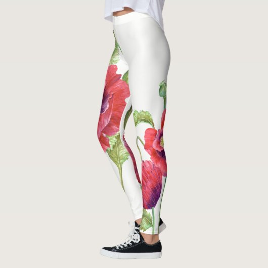 Rote Pflaumen Leggings (Links)