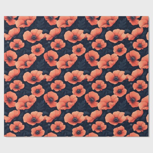 Rote Pflaumen mit dunklem Hintergrund Geschenkpapier (Flach)