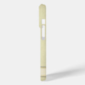 Rote Pflaumen mit Name oder Monogramm Case-Mate iPhone Hülle (Rückseite / Links)