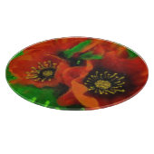 Rote Pflaumen Schneidebrett (Ecke)