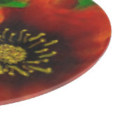 Rote Pflaumen Schneidebrett (Ecke)