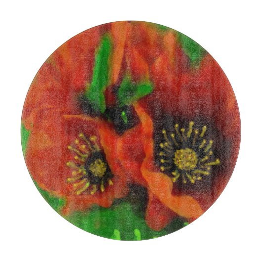 Rote Pflaumen Schneidebrett (Vorderseite)
