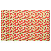 Rote Pflaumen und Grüne Stiele Stoff (Fat Quarter (45,7 x 55,9 cm))