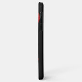 Rote Pflaumen Vintag Botanisch Case-Mate iPhone Hülle (Hinten/Links)