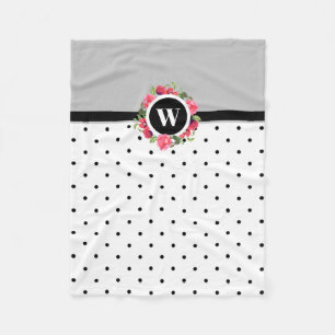 Rote Pflaumen Wasserfarben Rosa Rosenkreissenkrau Fleecedecke