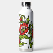 Rote Pflaumen Wasserflasche Trinkflasche (links)