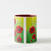 Rote Pflaumen Zweifarbige Tasse (Mittel)
