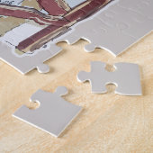 Rote Pflaumenblüten Puzzle (Seite)