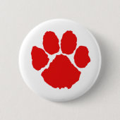 Rote Pfote Button (Vorderseite)