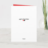 Rote phantastische Tochter Foto Geburtstag Karte (Rückseite)