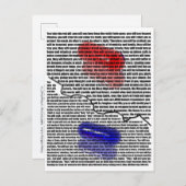 rote Pille, blaue Pille nach Karte (Vorne/Hinten)