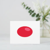 Rote Pille Postcard Postkarte (Stehend Vorderseite)