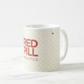 Rote Pilleanalytics-Tasse (TAN) Kaffeetasse (VorderseiteRechts)