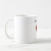 Rote Pillen-Tasse Kaffeetasse (Links)