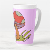 Rote Pilz-Kaffeetasse Milchtasse (Rechte Ecke)