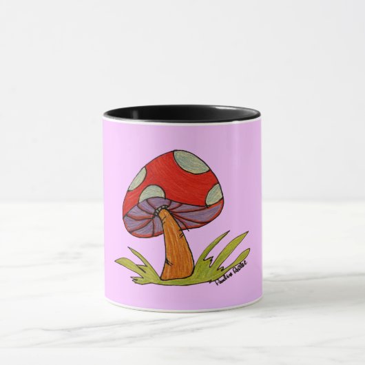 Rote Pilz-Kaffeetasse Tasse (Zentrum)