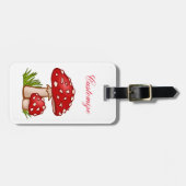 Rote Pilze Amanita Thunder_Cove Gepäckanhänger (Vorderseite horizontal)