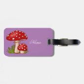 Rote Pilze Amanita Thunder_Cove Gepäckanhänger (Rückseite horizontal)