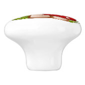 Rote Pilze Amanita Thunder_Cove Keramikknauf (Seitenansicht)