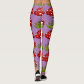 Rote Pilze Amanita Thunder_Cove Leggings (Rückseite)
