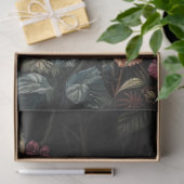 Rote Pilze in einem Fantasy-Wald Seidenpapier (Geschenk)