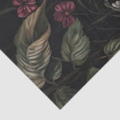 Rote Pilze in einem Fantasy-Wald Seidenpapier (Ausschnitt)