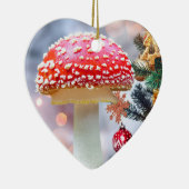 Rote Pilze Keramik Ornament (Rechts)