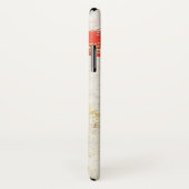 Rote Pilze murel verblassten beängstigenden Hinter Case-Mate iPhone Hülle (Hinten/Rechts)