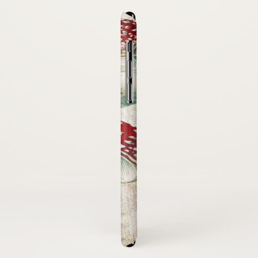 Rote Pilze murel verblassten beängstigenden Hinter Case-Mate iPhone Hülle (Hinten/Links)