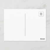 Rote Pilze murel verblassten beängstigenden Hinter Postkarte (Rückseite)