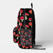 Rote Pilze Muster Badezimmer Handtuch Set Bedruckter Rucksack (Rechts)