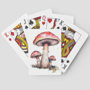 Rote Pilze Spielkarten