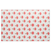 Rote Pilze Stoff (Fat Quarter (45,7 x 55,9 cm))