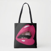 ROTE PINK LIPS MOUTH TASCHE PURS (Vorderseite)