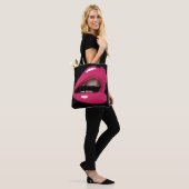 ROTE PINK LIPS MOUTH TASCHE PURS (Am Model)