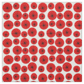 Rote PinRäder Stoff (Muster)