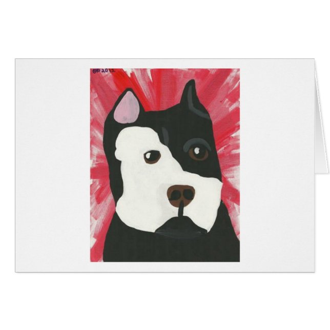 Rote Pitbull (Vorderseite (Horizontal))