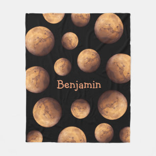 Rote Planeten-Mars Fleecedecke