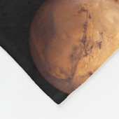 Rote Planeten-Mars Fleecedecke (Ecke)
