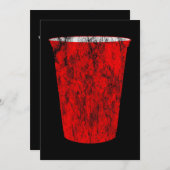 rote Plastiktüte Einladung (Vorne/Hinten)