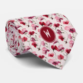 Rote Platterbsen Krawatte (Gerollt)